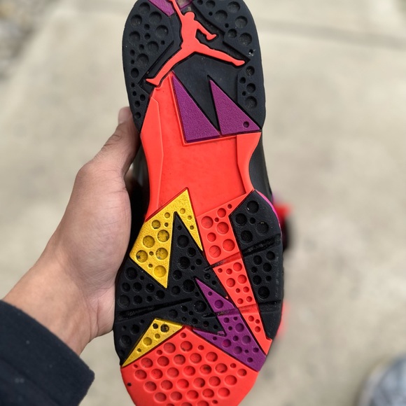 Jordan 7 Retro Patent (WORN TWICE) GOOD CONDITION. Very minor removable scuffs - Picture 10 of 10